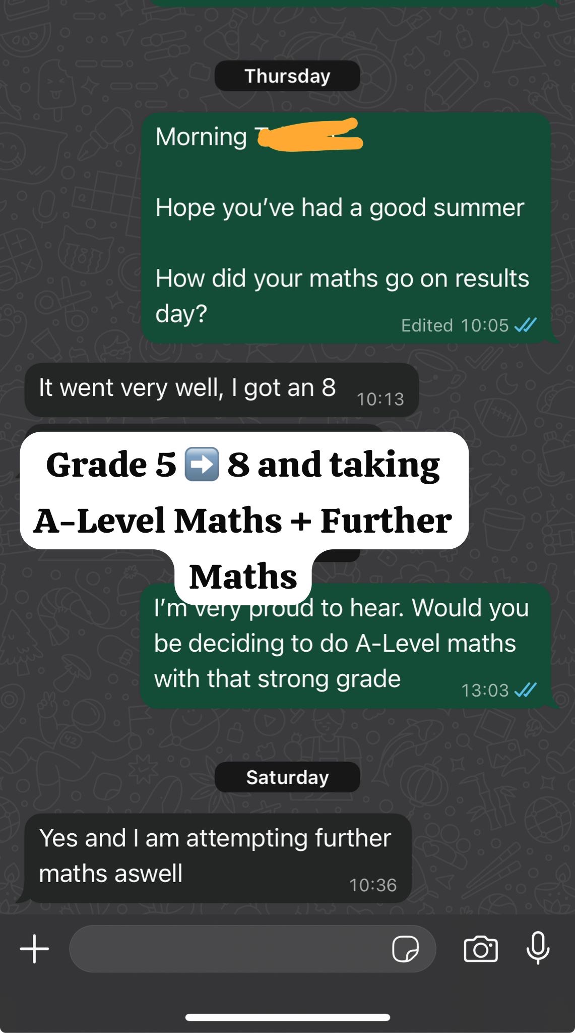 Grade 5 to 8 GCSE Results Day 2025